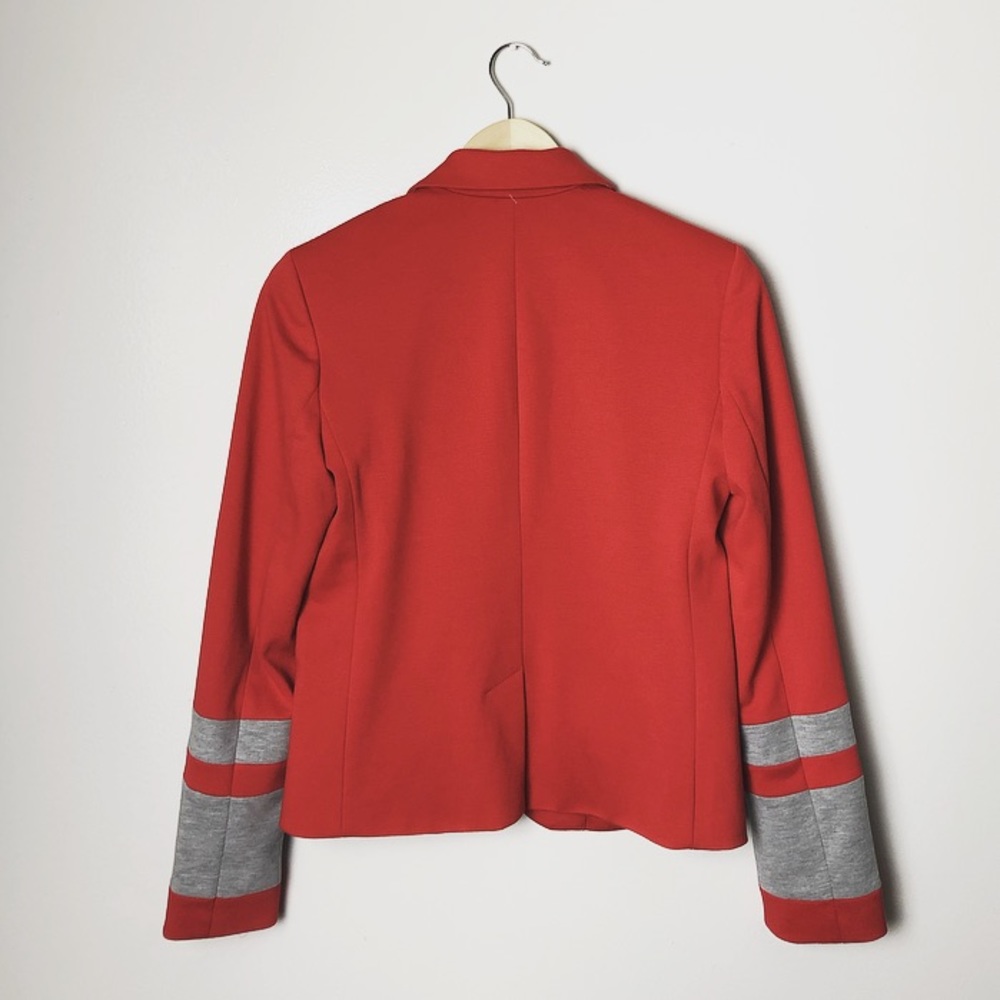 GAP $128 NWT red and gray academy blazer size 4 - Picture 6 of 7